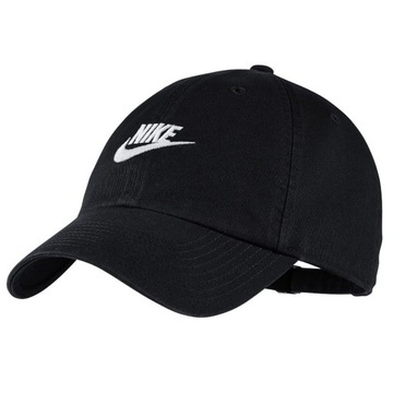 NIKE czapka Heritage86 z daszkiem czarna czapeczka damska męska 913011 010