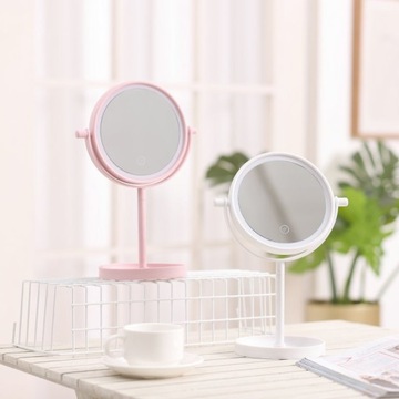 БОЛЬШОЕ КОСМЕТИЧЕСКОЕ ЗЕРКАЛО С ПОДСВЕТКОЙ И СВЕТОДИОДНОЙ ПОДСВЕТКОЙ