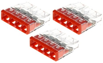 szybko złączka WAGO 4x 0,5 1 1,5 2,5 2273-204 3szt