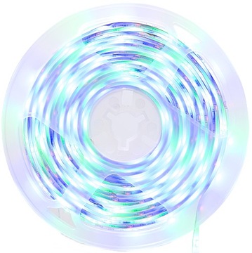 СВЕТОДИОДНАЯ ЛЕНТА 5050 RGB + БЕЛАЯ ВОДОНЕПРОНИЦАЕМАЯ 5м + ПУЛЬТ