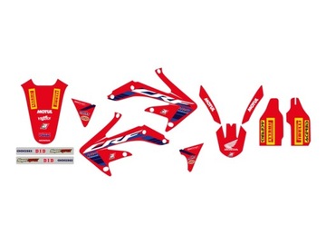 НАБОР НАКЛЕЙКОВ НА ШПОН HONDA CRF 450 05-08 HRC 22