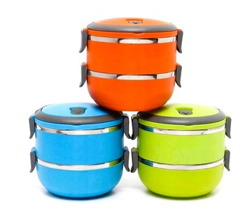 POJEMNIK 1,4 L LUNCHBOX do szkoły pracy śniadaniówka na jedzenie obiadowy