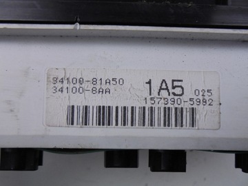 PŘÍSTROJOVÁ DESKA BUDÍKY 34100-81A50 SUZUKI JIMNY 1.3 16V