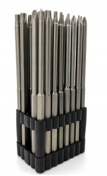 ZESTAW BITÓW UDAROWYCH KOMPLET KOŃCÓWEK DO WKRĘTARKI DŁUGIE BITY 32szt