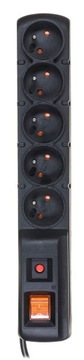 Сетевой фильтр ACAR F5 5 розеток 1,5 м