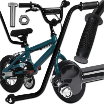 UCHWYT PROWADNIK DO NAUKI JAZDY NA ROWERZE KIJ PCHACZ RĄCZKA DO ROWERU