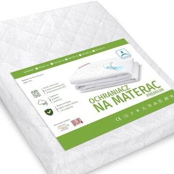 NAKŁADKA OCHRANIACZ na MATERAC 140x200 WODOODPORNY PODKŁAD Z GUMKĄ PREMIUM