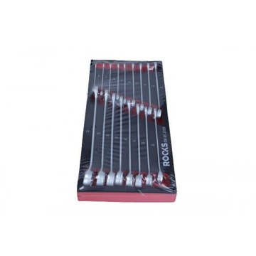 ZESTAW KLUCZY PŁASKO-OCZKOWYCH 6-22 MM, 17 CZ.