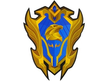 Синий меч воина E, набор пенопластовых щитов