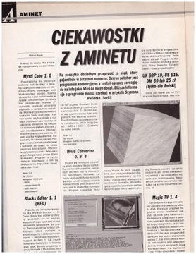 Czasopismo - Magazyn AMIGA 1/98 Styczeń 1998