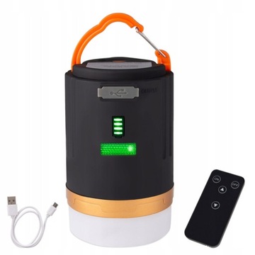 LAMPKA KEMPINGOWA TURYSTYCZNA POD NAMIOT LED USB