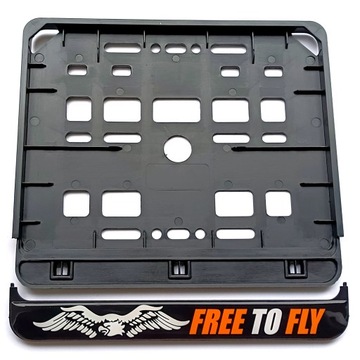 РАМКА НОМЕРНОГО ЗНАКА МОТОЦИКЛА - КОМПЛЕКТ