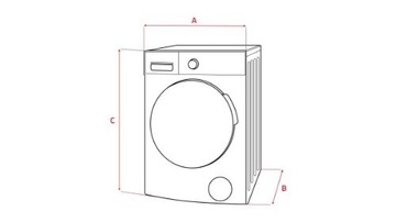 Стиральная машина AMICA AWBI6122LCB 6 кг 1200 об/мин