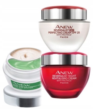AVON ANEW REVERSALIST 2x KREM - DZIEŃ + NOC + OCZY
