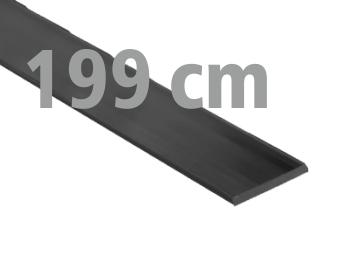 Płaskownik aluminiowy 20x5 szary antracytowy 2m