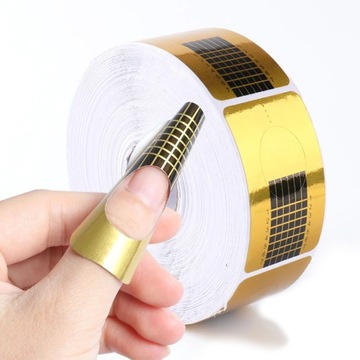 SZABLONY DO PRZEDŁUŻANIA PAZNOKCI DO ŻELU 500 szt