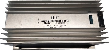 PRZETWORNICA ELEKTRYCZNA NAPIĘCIA IEF 2978 24V / 12V 15A ŁÓDŹ