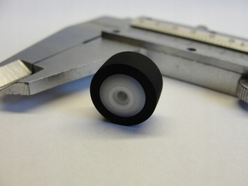 + unitra KASPRZAK RM221 RM222 RMS451 rolka dociskowa 2x13mm NOWA +