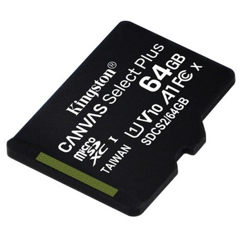 КАРТА ПАМЯТИ KINGSTON MICROSD 64 ГБ MICRO CL10