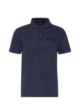 MĘSKI T-SHIRT KOSZULKA POLO GRANATOWA N°21 M