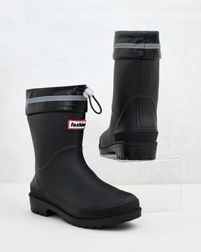 CZARNE KALOSZE DAMSKIE ALNANA