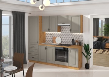 CLAYGREY SPRING угловой кухонный шкаф