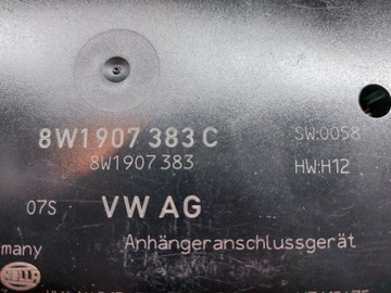 Audi A4 S4 RS4 B9 8W1907383 C Контроллер прицепа