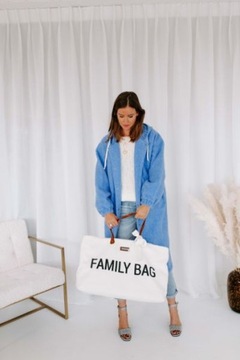 Семейная сумка Childhome Teddy Bear, белая (Limit)