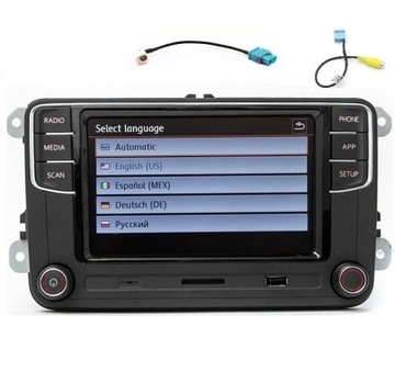 Магнитола VW RCD330 360 AndroidAuto CARPLAY MirrorLink
