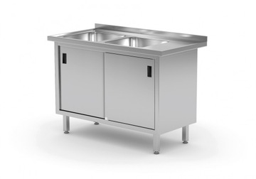 ГАСТРОНОМИЧЕСКИЙ ШКАФ 2 МОЙКИ 110x60