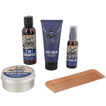 Подарочный набор для ухода за бородой BARBER SHOP