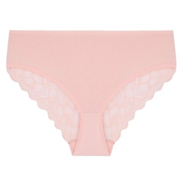 MAJTKI FIGI DAMSKIE BAWEŁNIANE Z KORONKOWYM TYŁEM ZESTAW 6-PAK MORAJ S