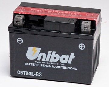 UNIBAT CBTX4L-BS P+ 12V 3Ah