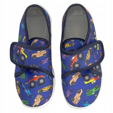 buty kapcie RAWEKS do przedszkola szkoły AUTA T4 34