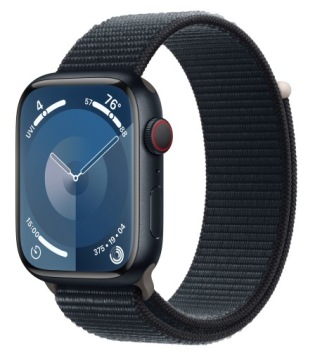 Умные часы APPLE Watch 9 с GPS + сотовой связью, 45 мм