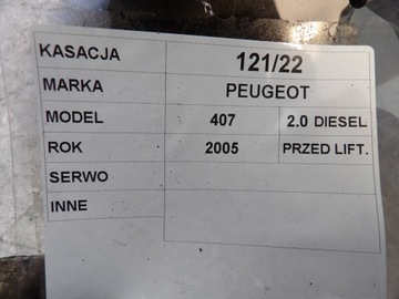 Serwo pompa Peugeot 407 9657237180 03.7862-3402.4