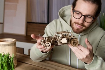 Автомобиль Hot Rod Furious Mouse Ugears 3D модель