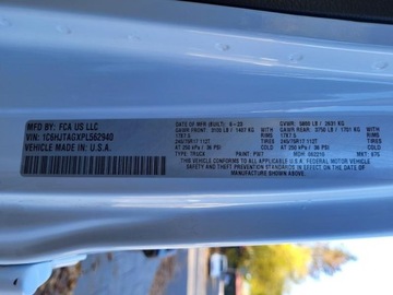 Jeep Gladiator 2023 Jeep gladiator Sport S 4X4*V6 3.6l Pentastar benzyna 289KM*Dokumentacja, zdjęcie 38