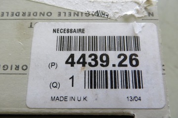 ZESTAW NAPRAWCZY ZACISKU HAMULCA PEUGEOT 4429.36