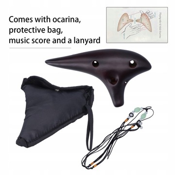 Инструменты Alto C Ocarina Dolomite с 12 отверстиями