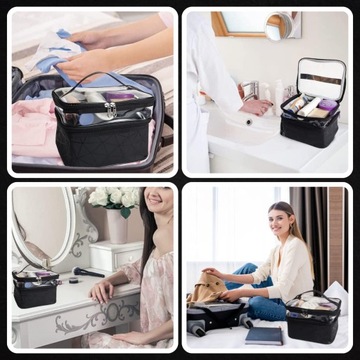 ЖЕНСКАЯ КОСМЕТИЧКА-ОРГАНИЗАТОР КОСМЕТИЧЕСКАЯ СУМКА