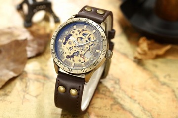 Роскошные мужские механические механизмы SHENHUA в стиле ретро