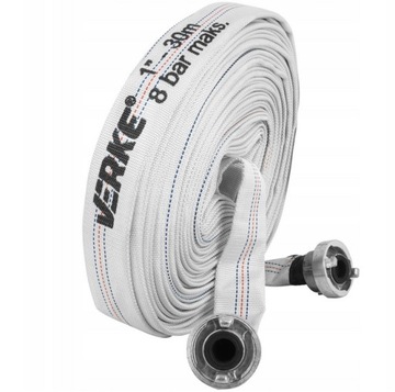 ПОЖАРНЫЙ ШЛАНГ С ПОЛОТНИЦЕЙ ДЛЯ ГРЯЗНОЙ ВОДЫ Септики НАСОСЫ 1 ДЮЙМ, 30 М С СОЕДИНИТЕЛЯМИ