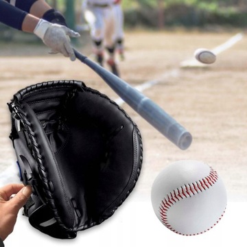 Rękawice Baseball Catcher PU z Baseballem,