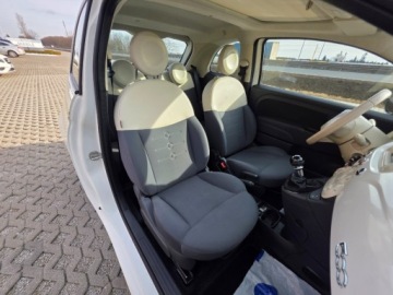 Fiat 500 II Seria 1 1.2 69KM 2011 Fiat 500 1.2 69Ps Panorama POLSKORY Alu Bialy Gwarancja 1.2 Benzyna, zdjęcie 19