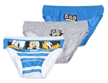 Myszka Mickey Disney 3-pak majtek 116/128