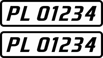 Регистрационный номер наклейки для водного скутера 2 ПК.