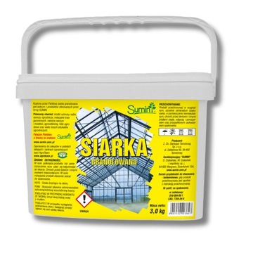 Nawóz Siarka Granulowana Sumin Skutecznie Eliminują Wszystkie Szkodniki 3kg