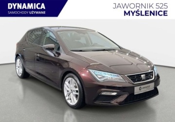 Seat Leon III Hatchback Facelifting 1.5 EcoTSI 130KM 2019 Seat Leon FR 1.5TSI 130KM M6 2019 r., sal. PL, NAVI, FullLink, przebieg 82