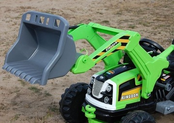 МОЩНЫЙ ТРАКТОР С КОВШОМ KINGDOM 12V ДВЕ СКОРОСТИ/J